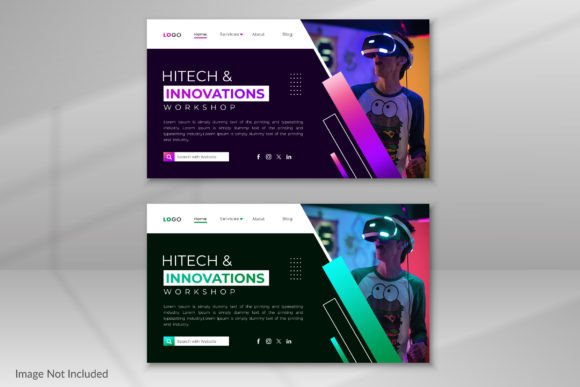 Download Hitech Innovation Landing Page Design - Innovation Collection