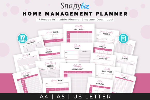 Download Home Management Planner - Management Collection