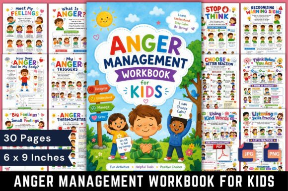 Download Anger Management Workbook for Kids - Management Collection