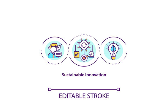 Download Sustainable Innovation Concept Icon - Innovation Collection