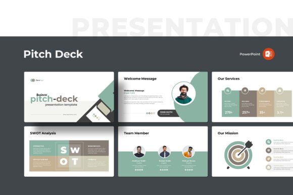 Download Business Pitch-Deck PowerPoint Template - Powerpoint Collection