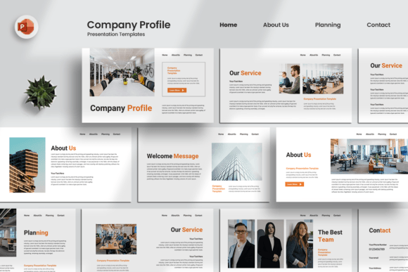 Download Company Profile - PowerPoint Template - Powerpoint Collection