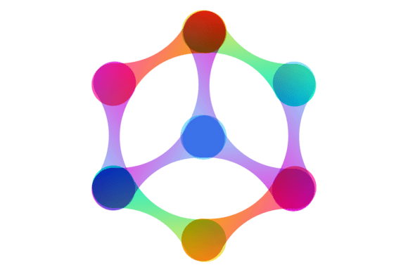 Download Connected Colorful Dots. Structure Abstr - Structure Collection